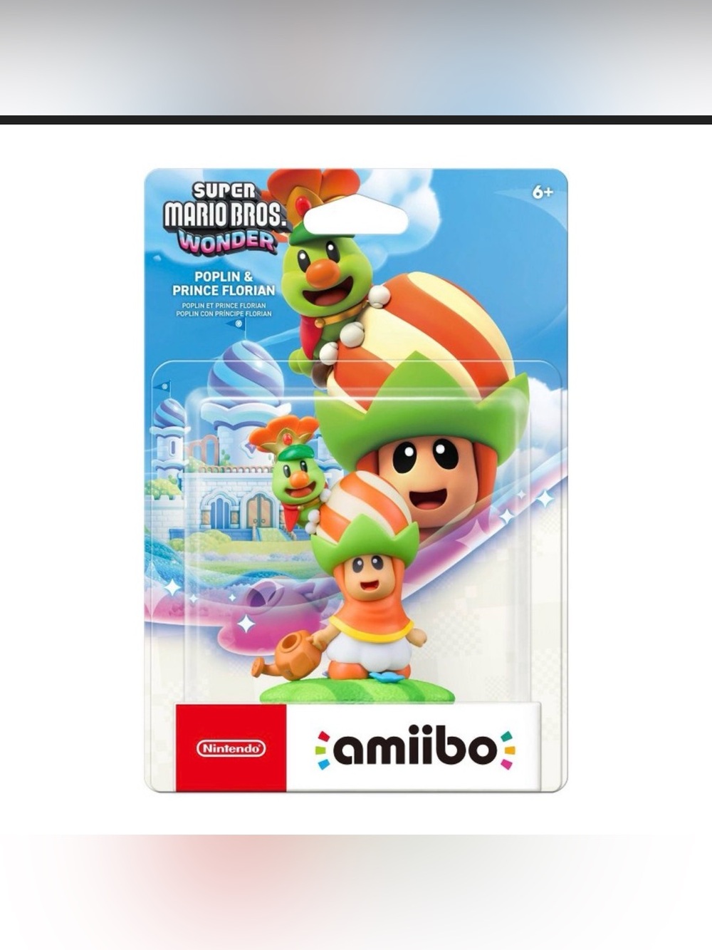 Nintendo Amiibo Super Mario Bros. Wonder Poplin & Prince Florian Brand New